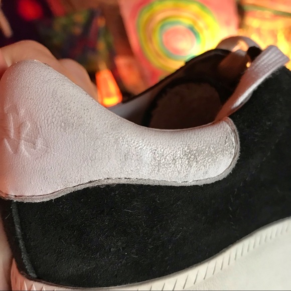 ASH chunky platform leather suede sneakers punk rock funky shoes emo goth cult - Picture 13 of 14